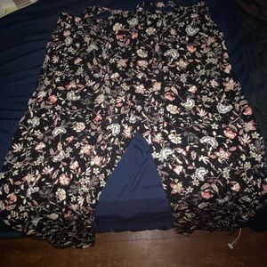 Old Navy high waisted flower pants